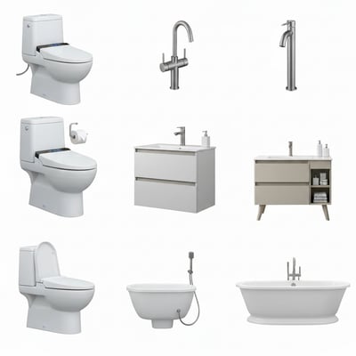 Series smart toilets โ antibacterial nano-glaze ceramic, easy to clean