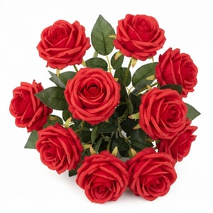 Premium silk artificial rose