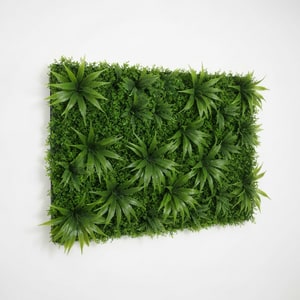 60ร60 aluminum-frame artificial plant wall