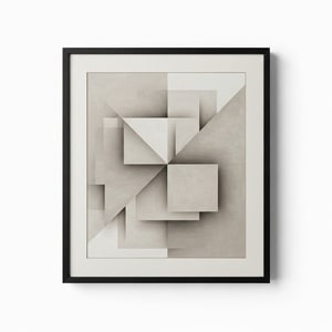 Abstract canvas picture frame