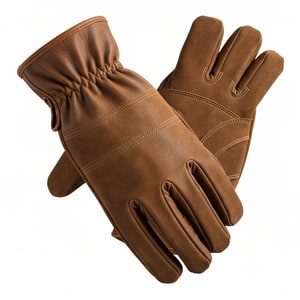 Cowhide garden gloves