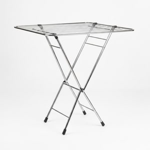 Folding stainless steel drying rack