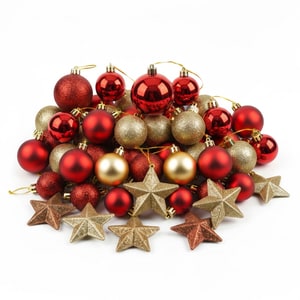 50-piece Christmas tree decoration set