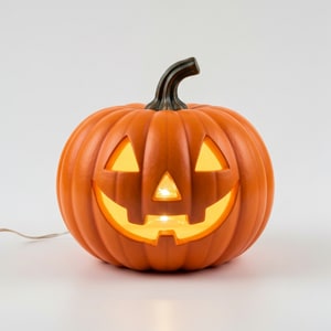 LED plastic Halloween pumpkin