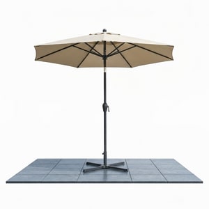 3m cross-base garden umbrella