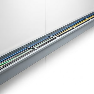 100ร50 powder-coated steel cable tray