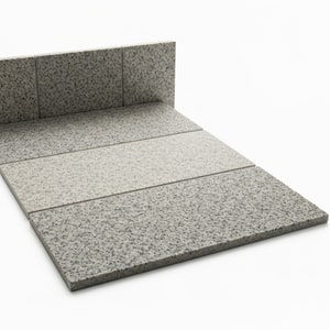 Flamed granite exterior cladding