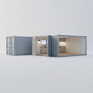 3-in-1 expandable container house