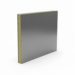 Fire-resistant rockwool sandwich panel