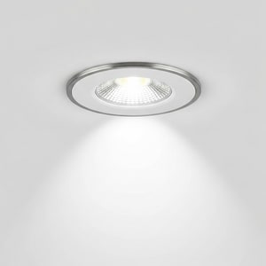 7W aluminum-trim LED downlight