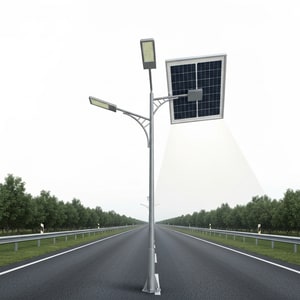 100W split solar street light