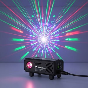 3W RGB animation laser