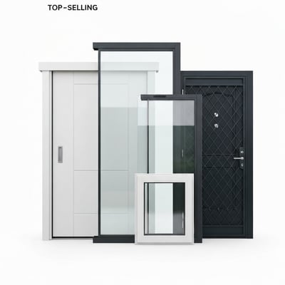 Set security doors โ double-glazed Low-E + argon, U=1.6 tโฆ