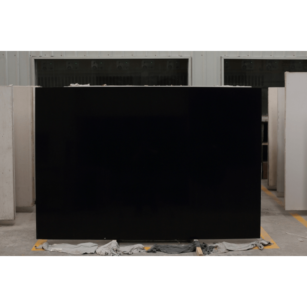 Black Fine-Grain Engineered Stone (Black Engineered Marble)