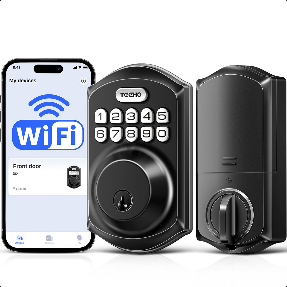 TEEHO TE011W Wi-Fi Keyless Entry Door Lock with Keypad