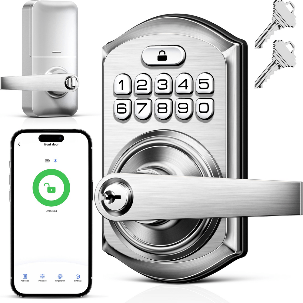 TEEHO TE019 Smart Keyless Entry Door Lock with Handle