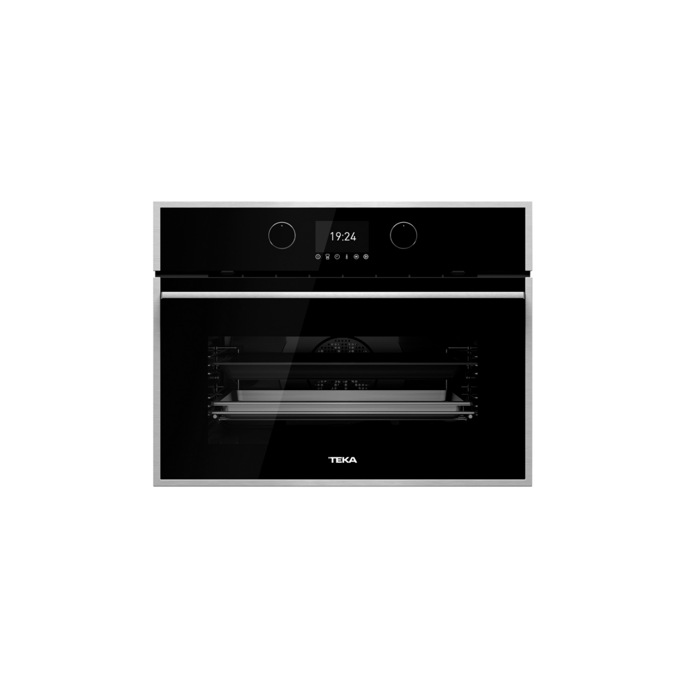 HLC 847 SC 45cm Compact Combi Steam-Bake Oven, Multi-Directional Hot-Air Cooking, Water-Clean
