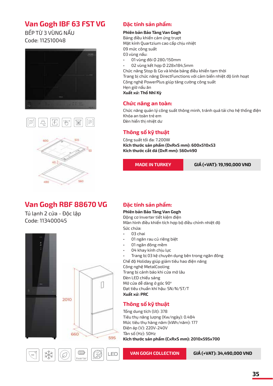 Teka Built-in Induction Hob Van Gogh IBF 63 FST VG
