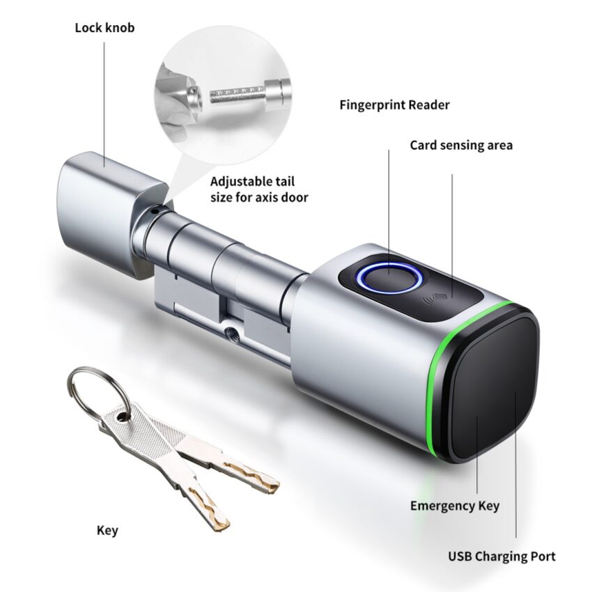 TTLOCK MYSTIC FP ( SILVER ) ( SIZE 30+30 ) (TTLOCK MYSTIC FP ( SILVER ) () thumbnail 3